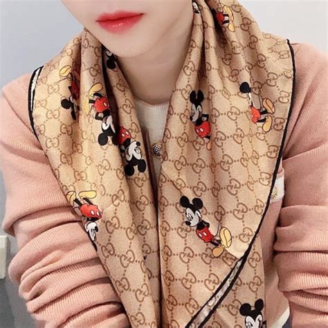 disney gucci silk scarf|authentic gucci scarves.